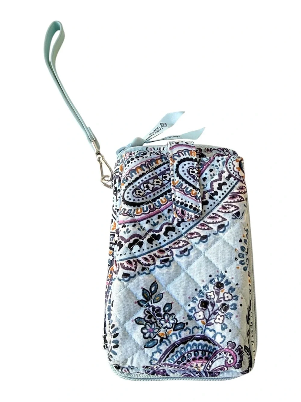 Vera Bradley Paisly Light Blue Organizer